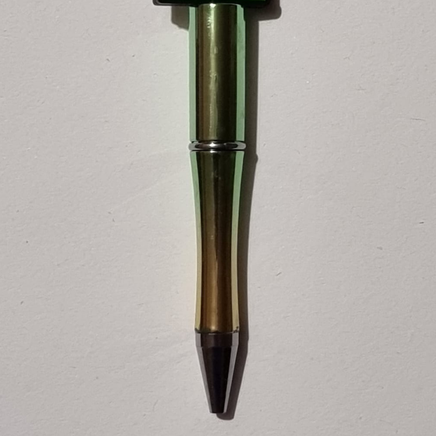Teacher/Book Beaded Pen - Handmade beaded pen black ink, Cute stationery pen