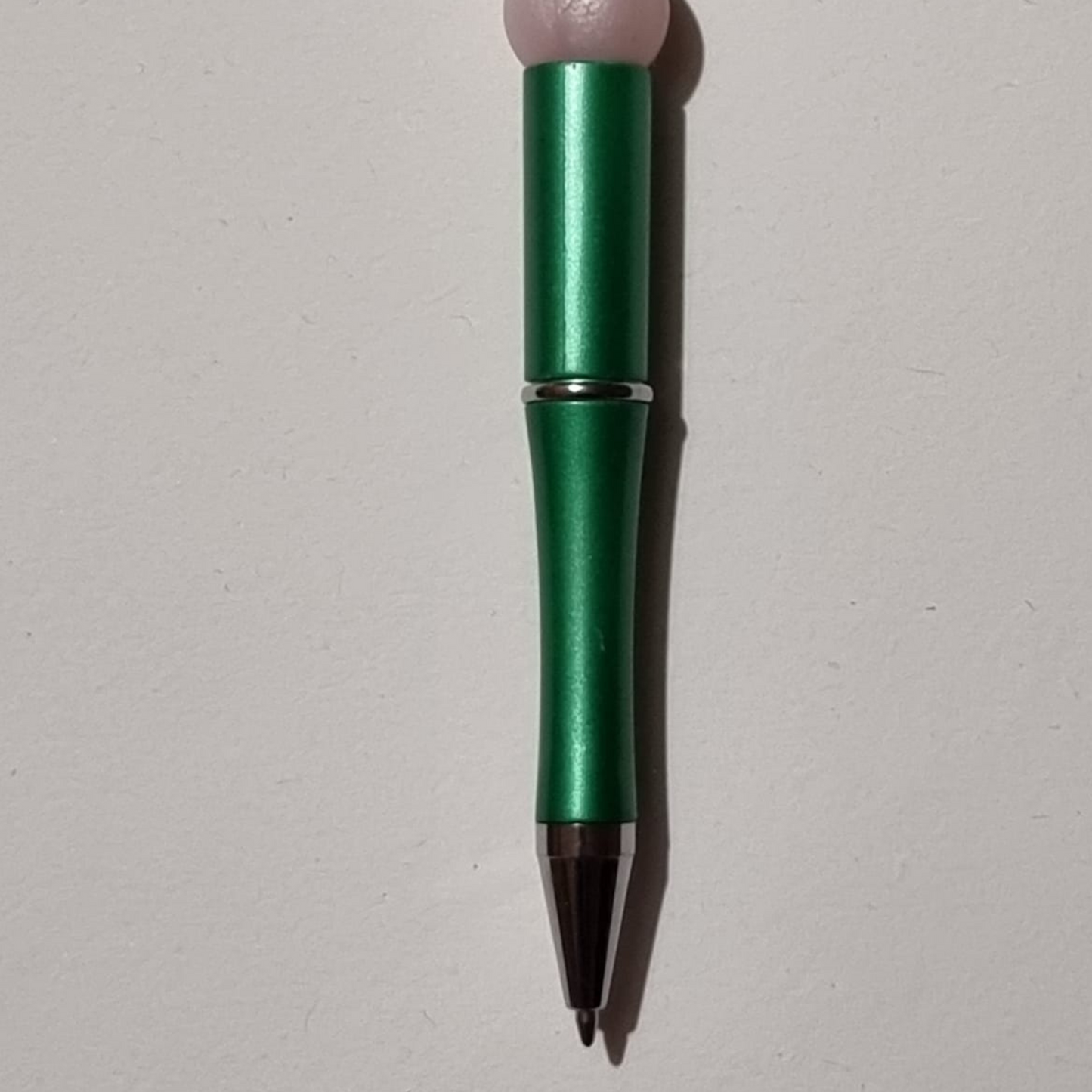 Believe in Yourself Beaded Pen - Handmade beaded pen black ink, Cute stationery pen
