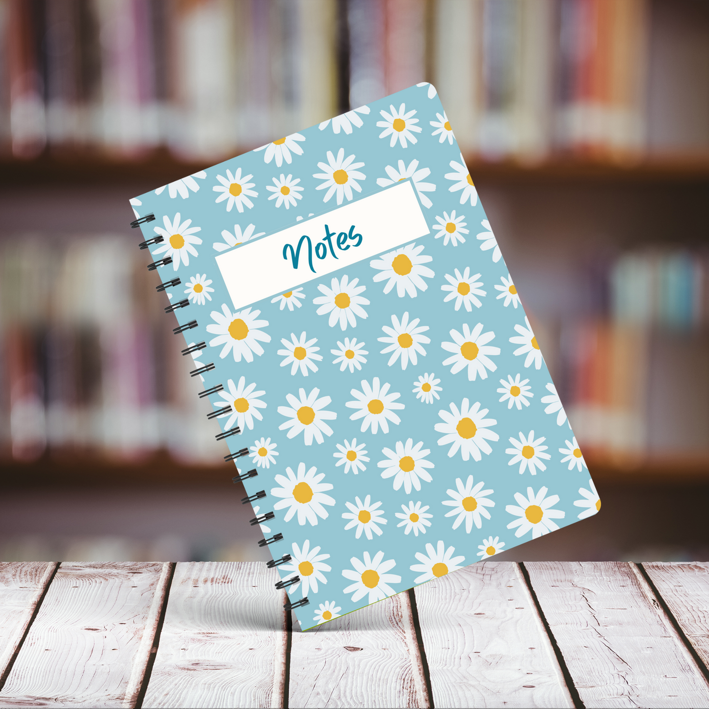 Blue Daisy Notebook, A5 or A4 sizes