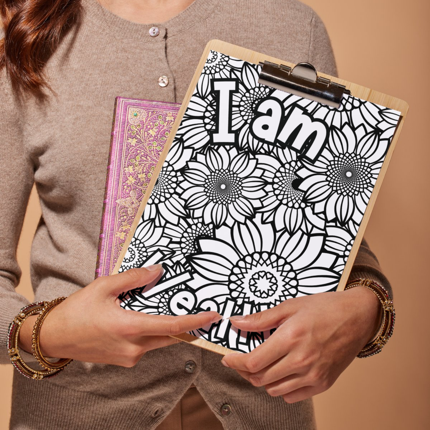 Positive Affirmations colouring sheet pack - 4 designs, 20 sheets, Kids and Adult colouring pack, bespoke colouring sheet stationery