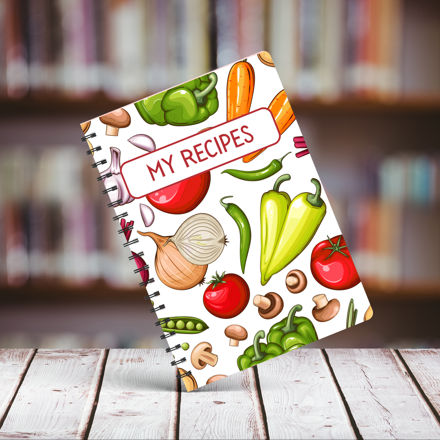 Recipe Card Notebook A5 or A4 size, recipe card insert notebook cute home stationery, Gift for her