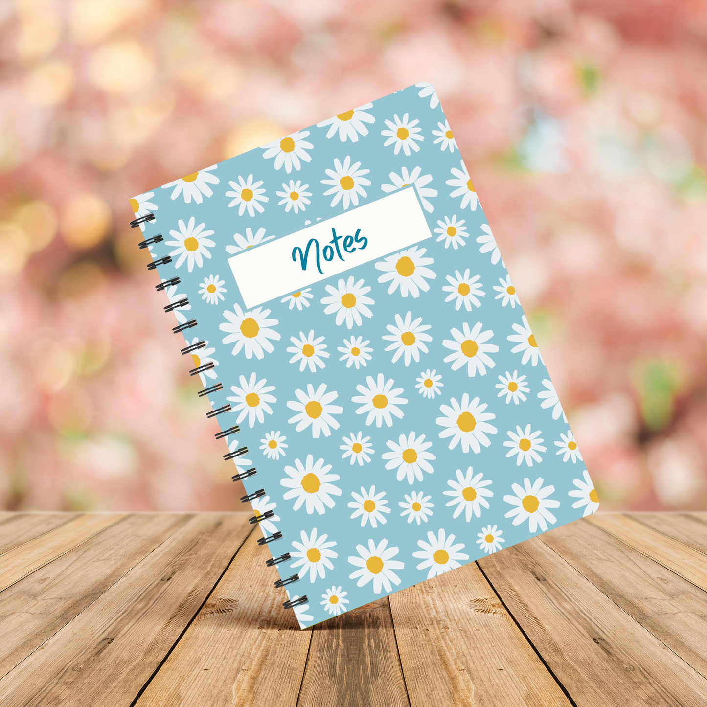 Blue Daisy Notebook, A5 or A4 sizes