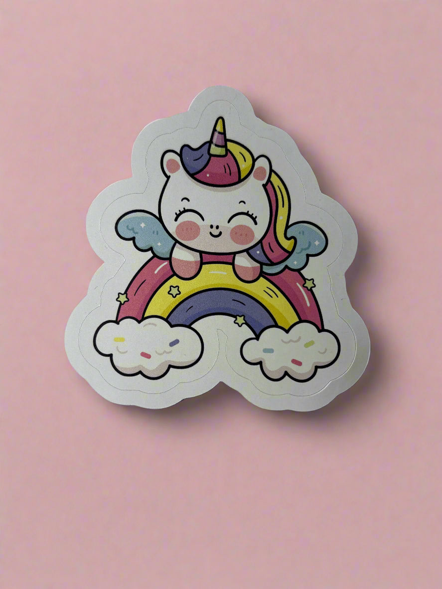 Magical Unicorn Rainbow Individual Sticker