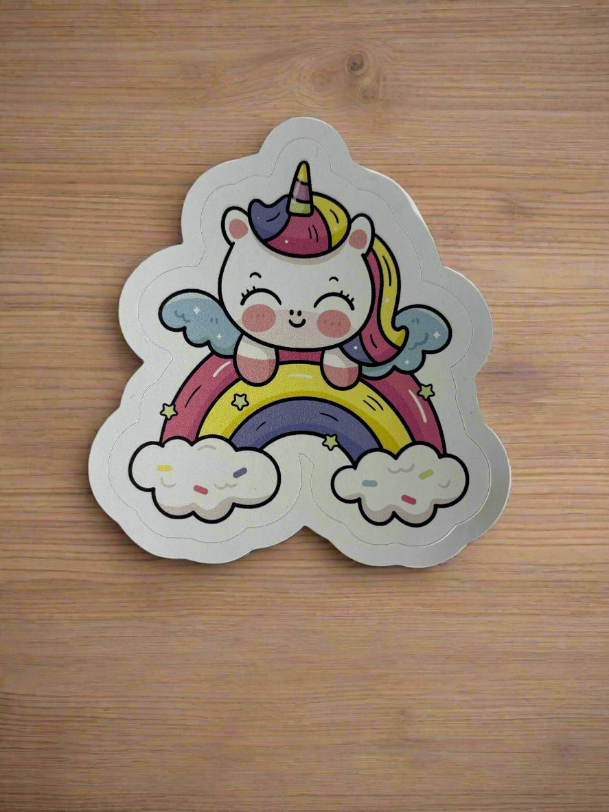 Magical Unicorn Rainbow Individual Sticker