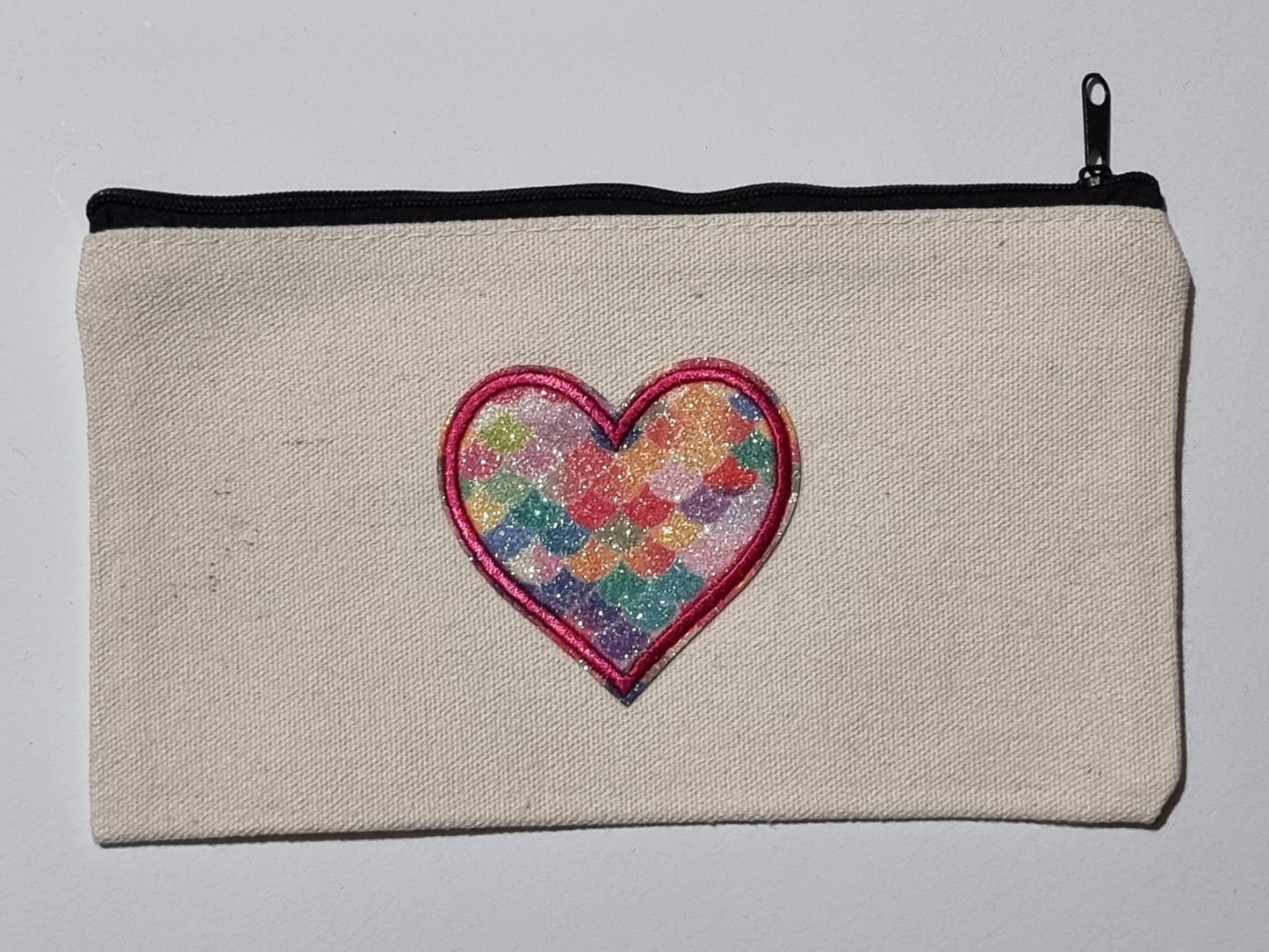 Canvas Pencil Case/Makeup Bag
