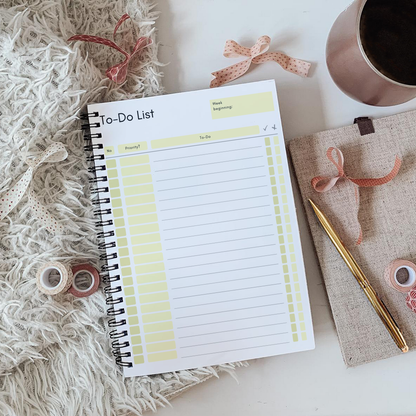 Ditsy Bloom To-Do List Notebook – A5 Weekly Planner