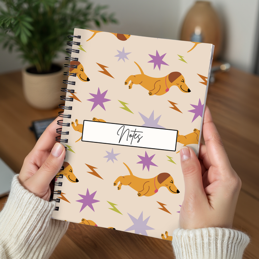 Dachshund Notebook A5 - Card Cover