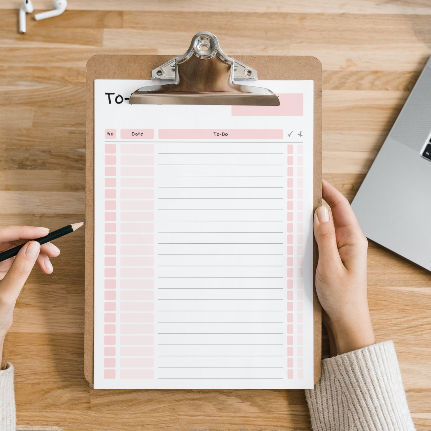 To Do List, Lined Printed Note Paper Pink - A4 or A5 sizes,  Work Study or Class stationery, Lined paper inserts