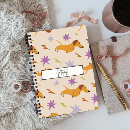 Dachshund Notebook A4 - Card Cover