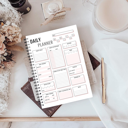 Cute Bear Beige Daily Planner A5 - Card Cover