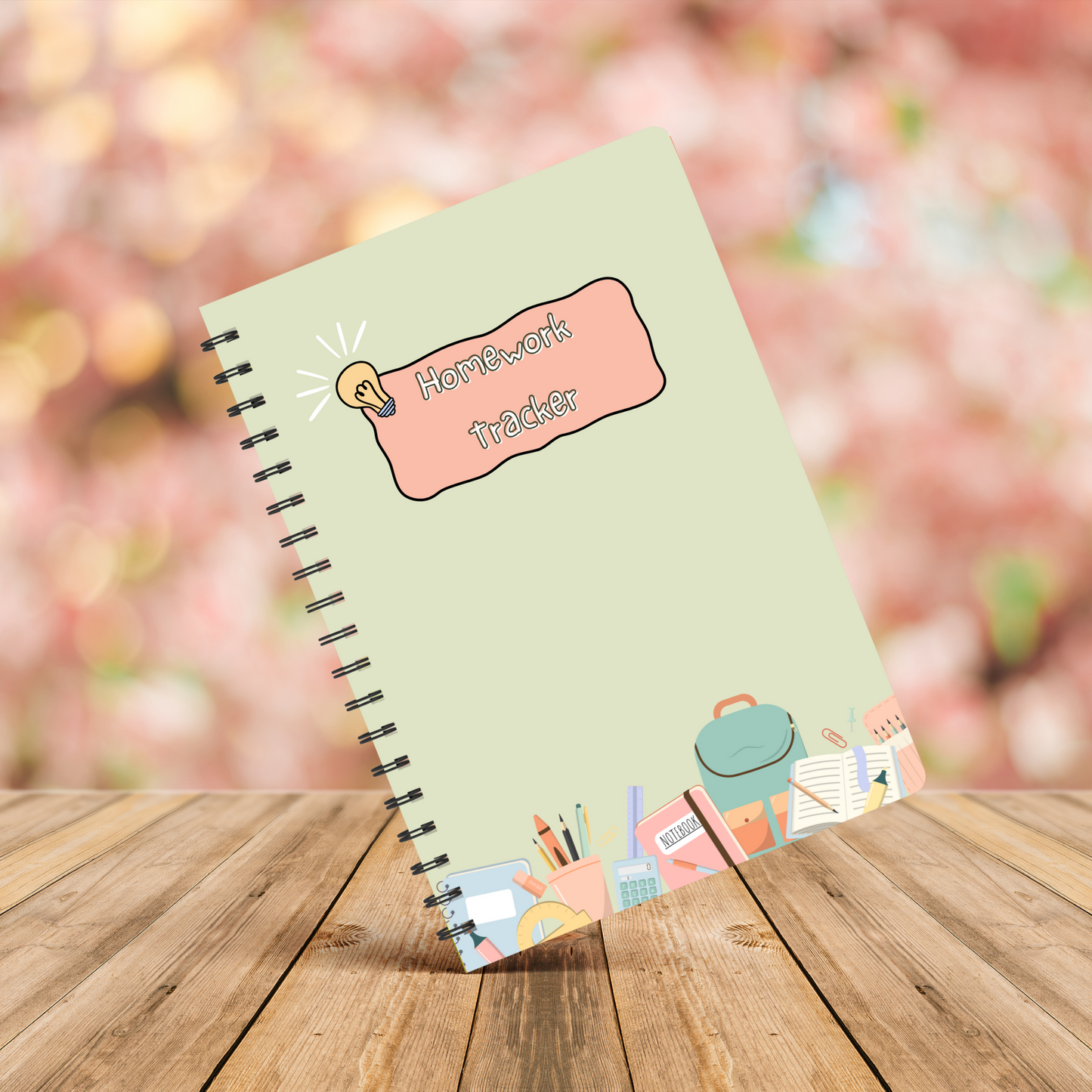 Homework Tracker Notebook, Study aid notebook, homework organiser, back to school 2025, Planner notebook A5 or A4, pupil class organisation