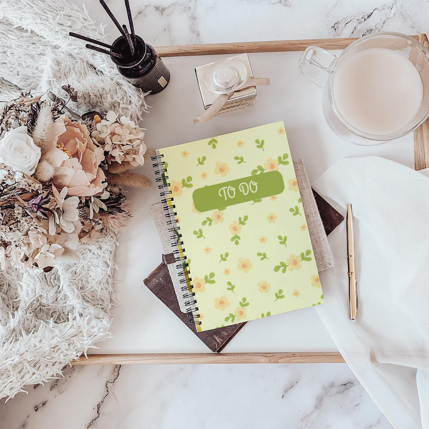 Ditsy Bloom To-Do List Notebook – A5 Weekly Planner