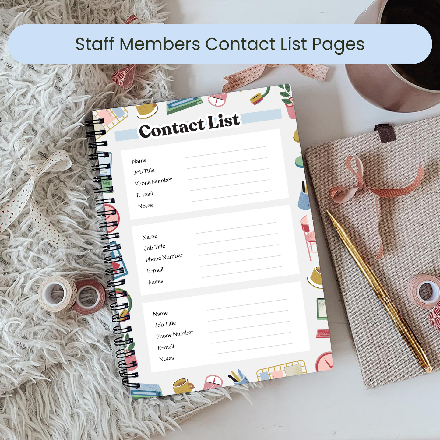 Parent Planner Notebook,, Organise all your school details in one place, School Organiser, back to school essentials