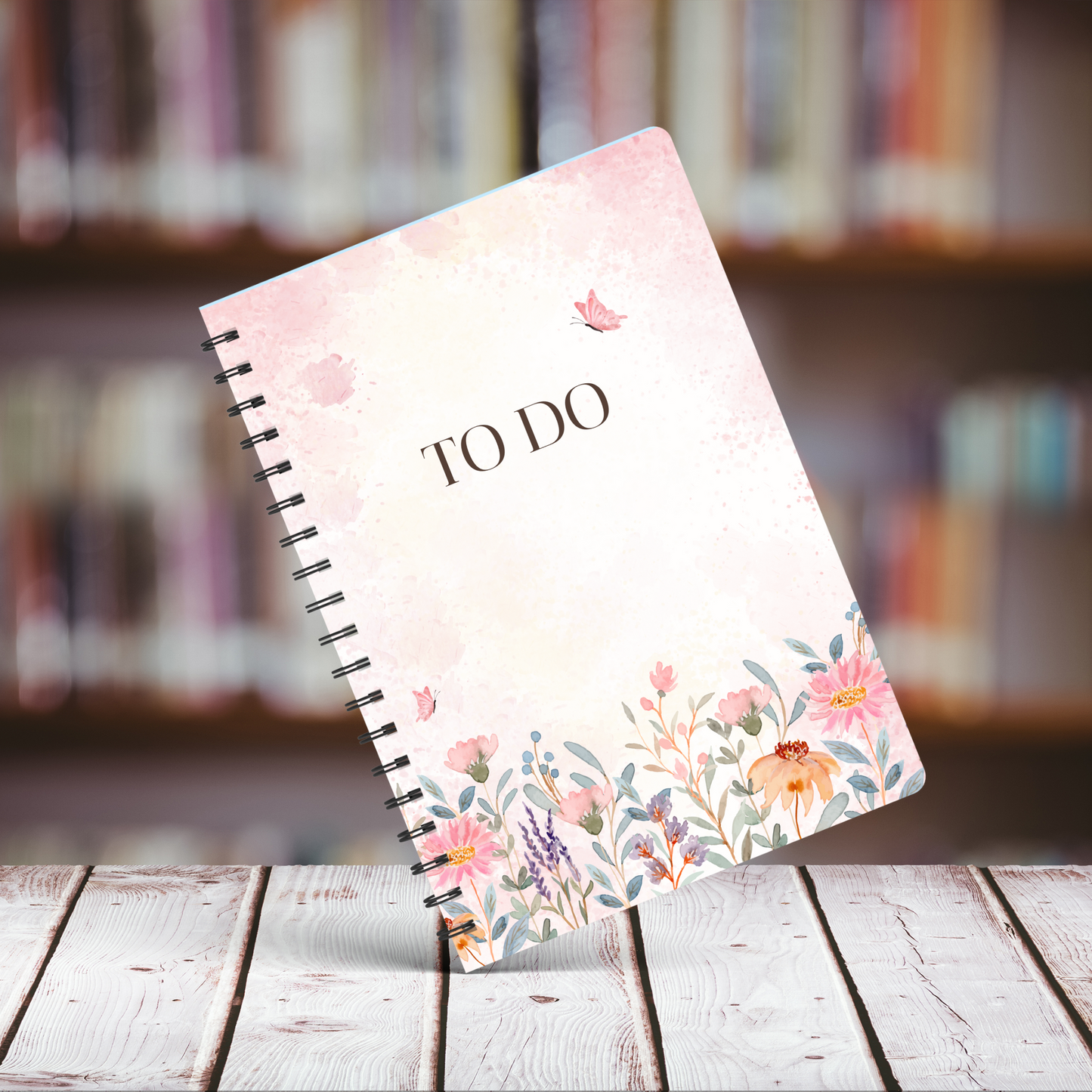 Floral To Do List Notebook - A5