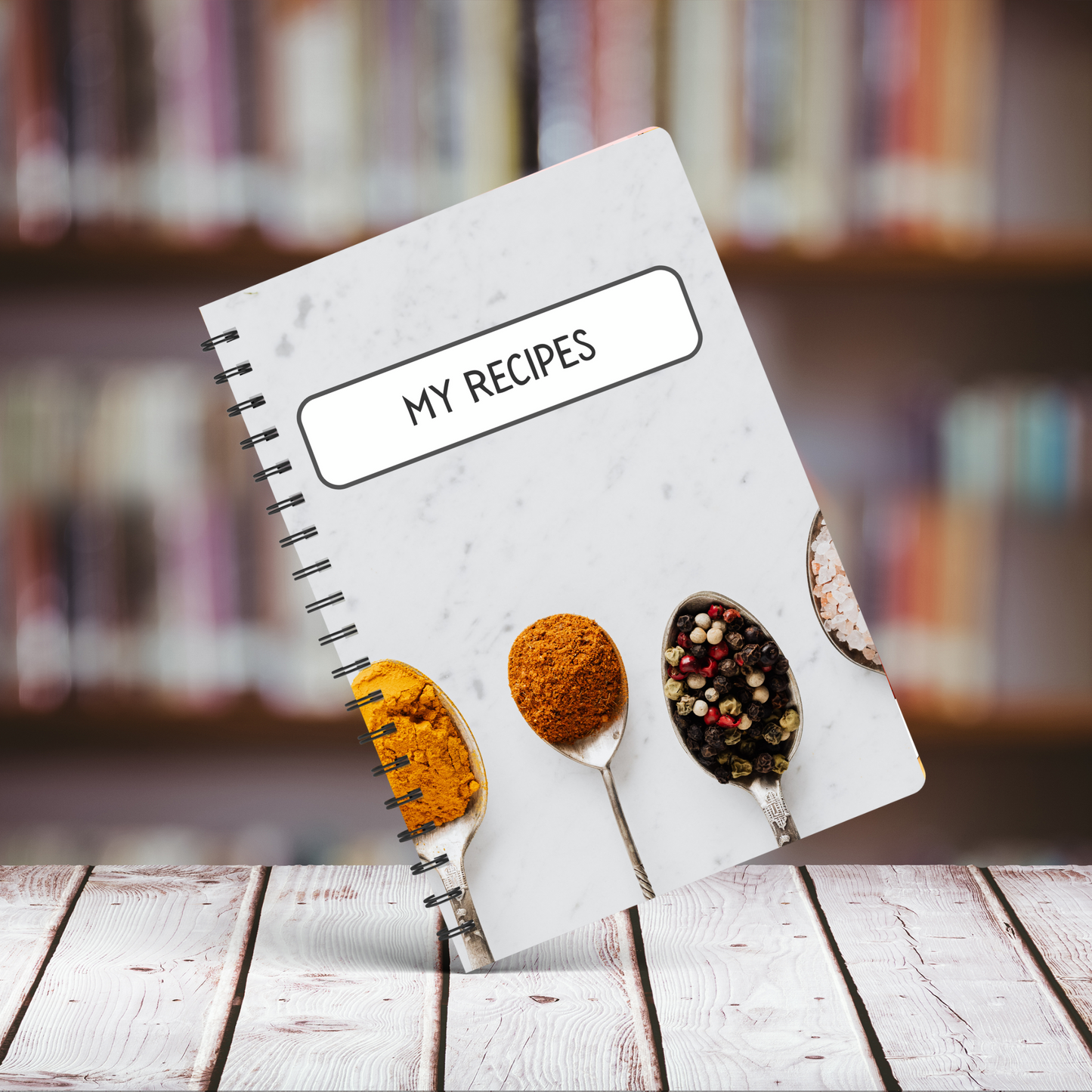 Recipe Card Notebook A5 or A4 size, recipe card insert notebook cute home stationery, Gift for her