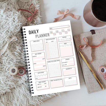 Cute Bear Beige Daily Planner A5 - Card Cover