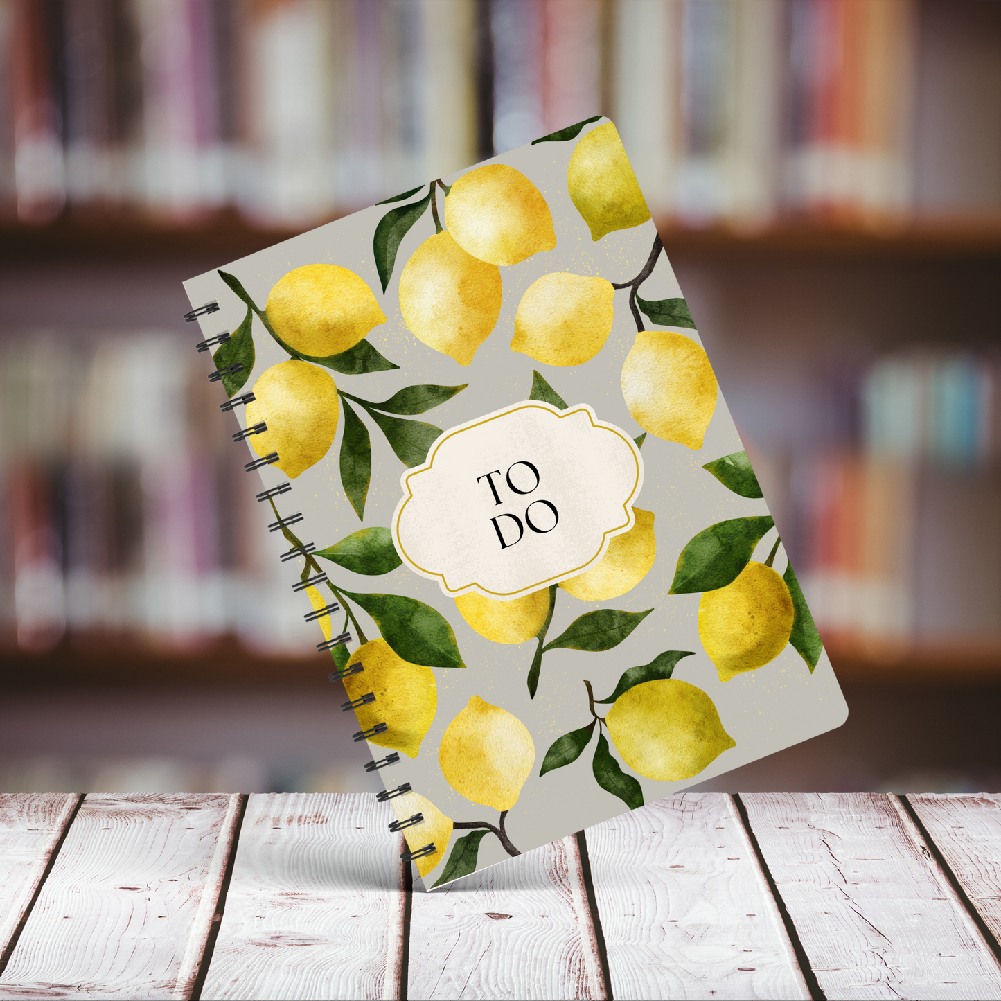 Lemon Zest To-Do List Notebook – A5