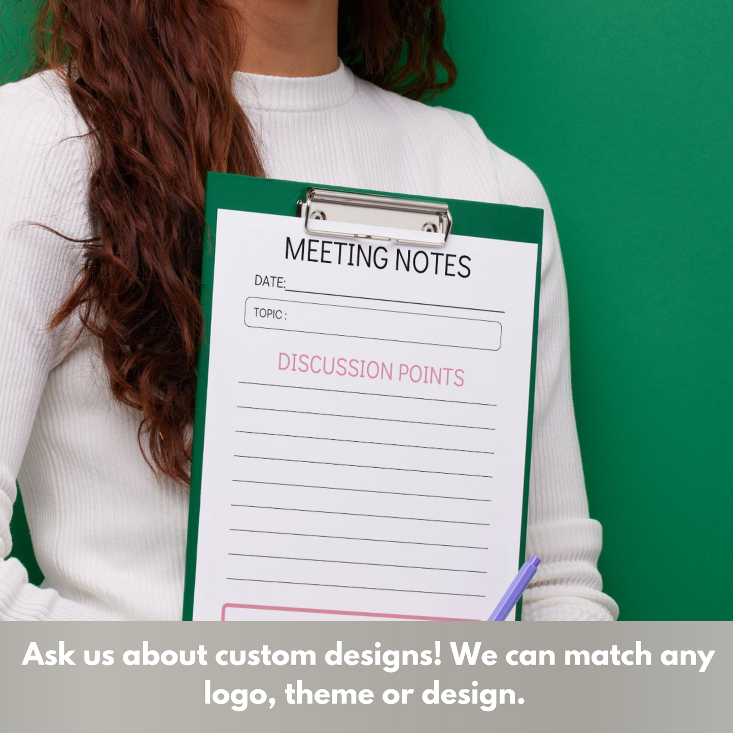 Meeting Notes Lined Printed Note Paper - A4 or A5 sizes, Meeting Agenda Notes, Printed lined inserts, work stationery organiser
