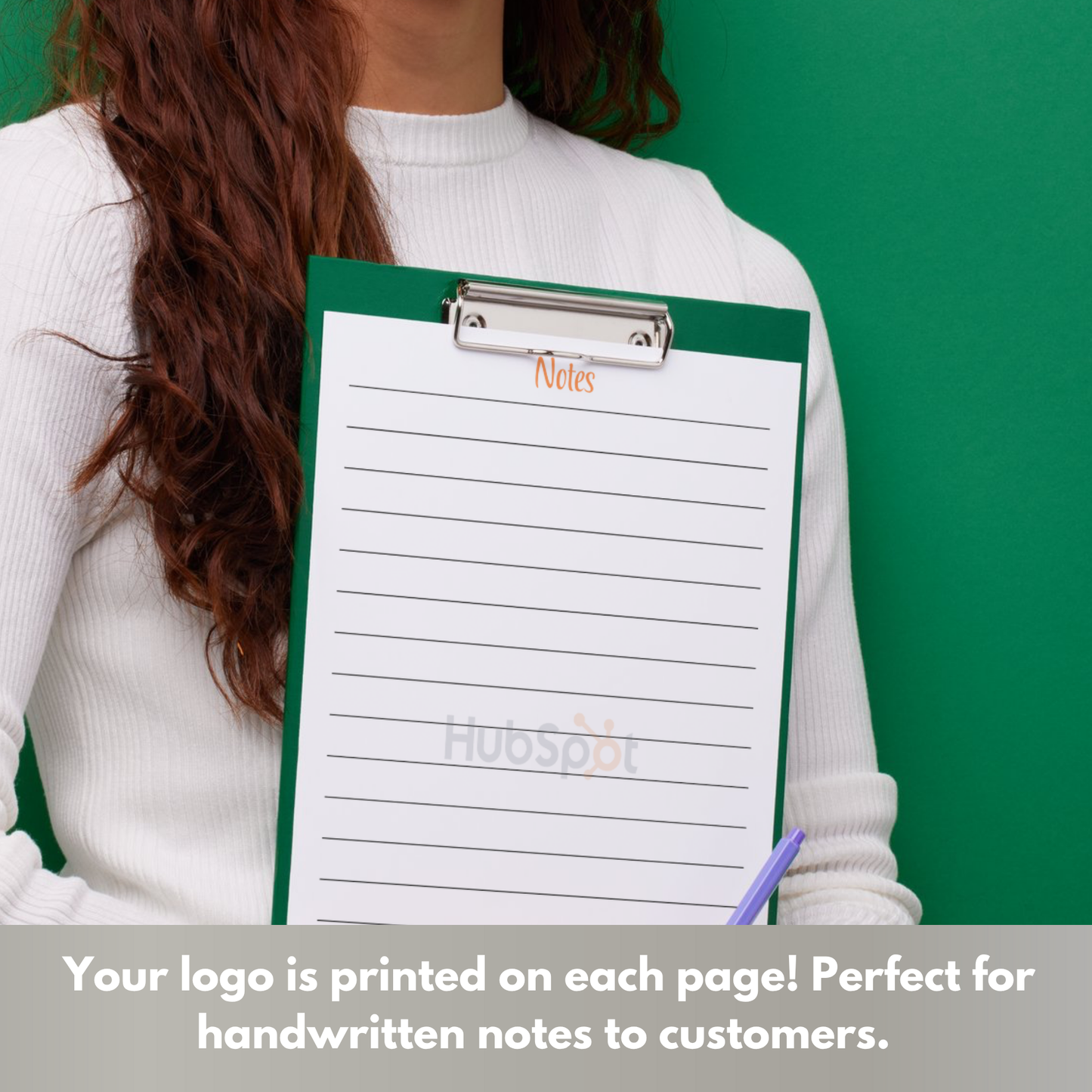 Custom Logo Lined Printed Note Paper - A4 or A5 sizes, Work Study or Class stationery, Lined paper inserts