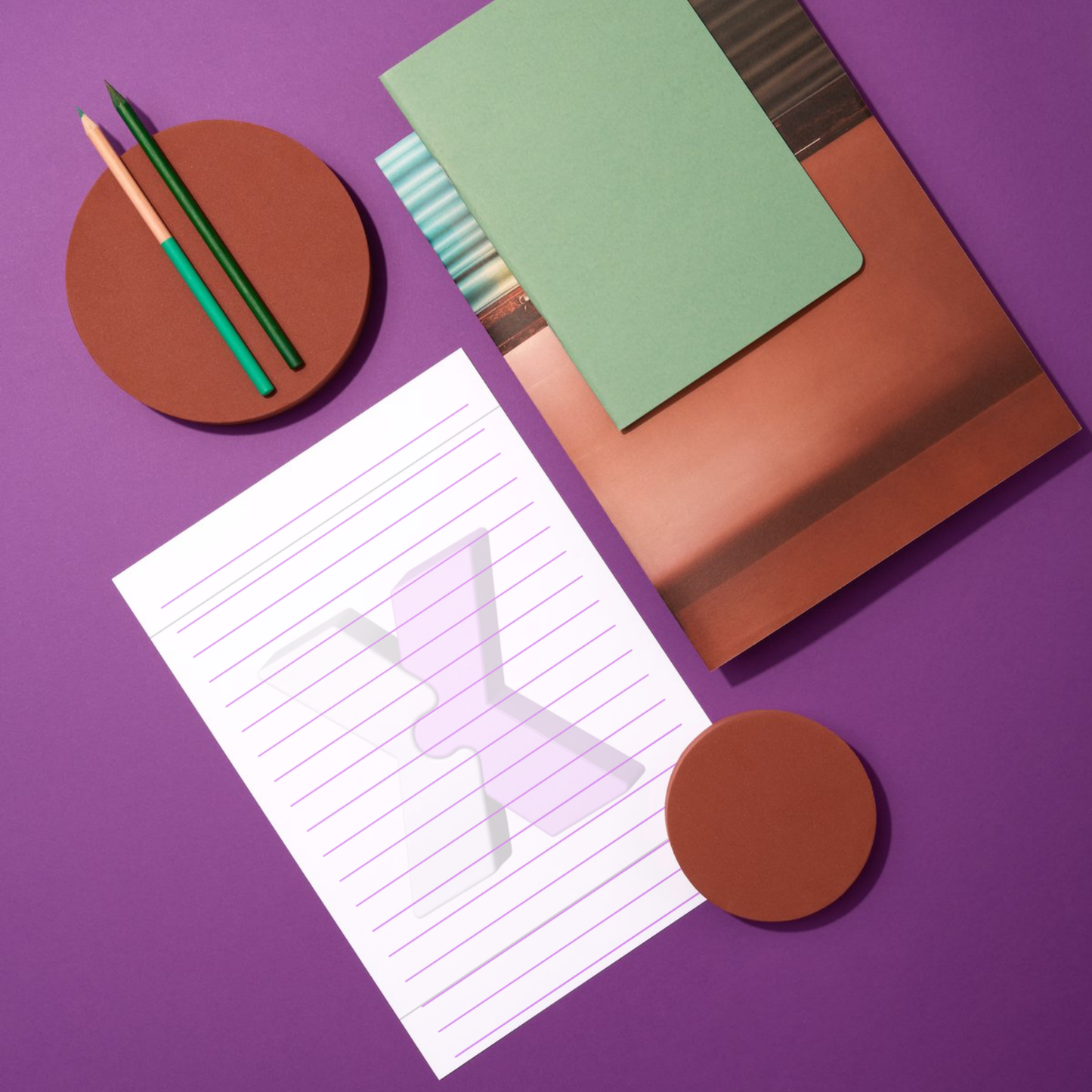 Custom Logo Lined Printed Note Paper - A4 or A5 sizes, Work Study or Class stationery, Lined paper inserts