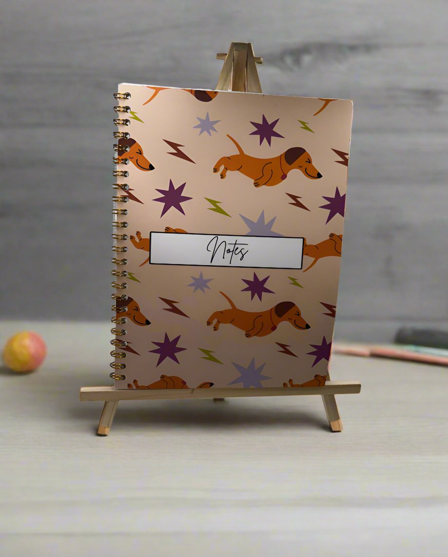 Dachshund Notebook A5 - Card Cover