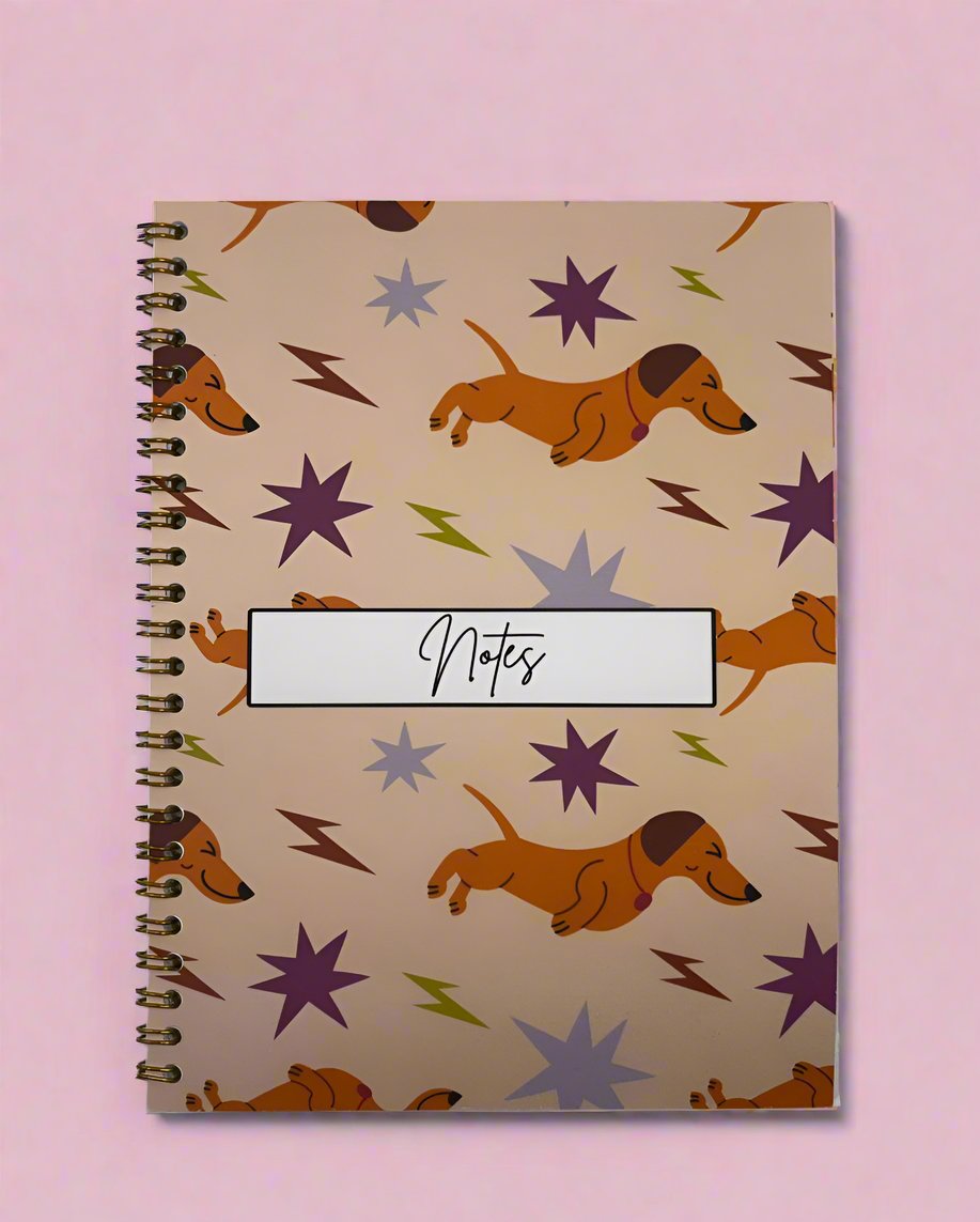 Dachshund Notebook A5 - Card Cover