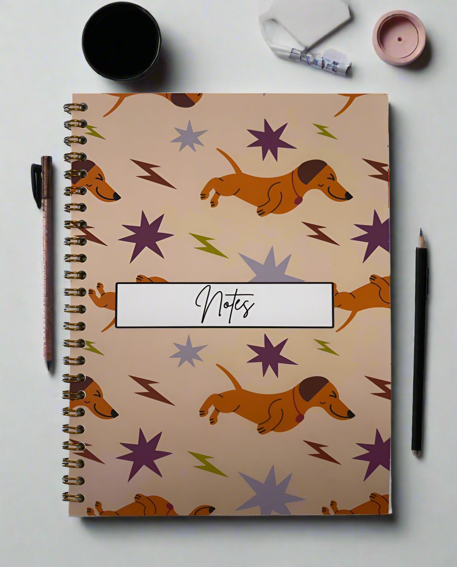 Dachshund Notebook A5 - Card Cover