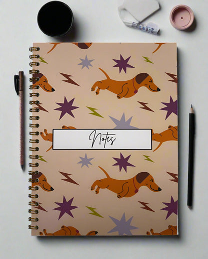 Dachshund Notebook A5 - Card Cover