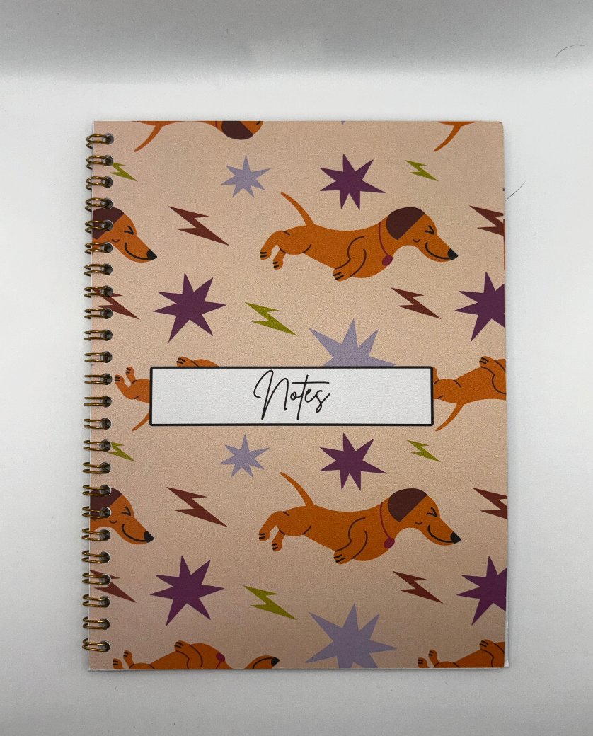 Dachshund Notebook A5 - Card Cover