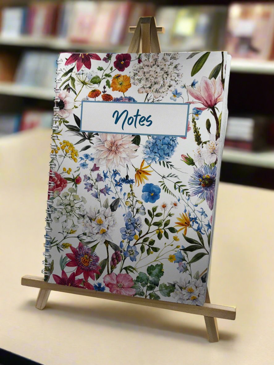 Dainty Floral Notebook A4 - Card Cover