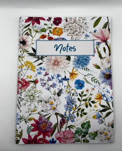 Dainty Floral Notebook A4 - Card Cover