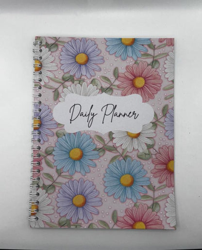 Pastel Daisies Daily Planner A5 - Card Cover