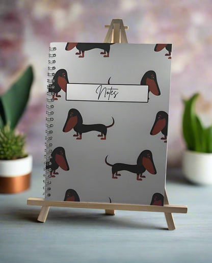 Dachshund Cute Notebook A4 - Card Cover