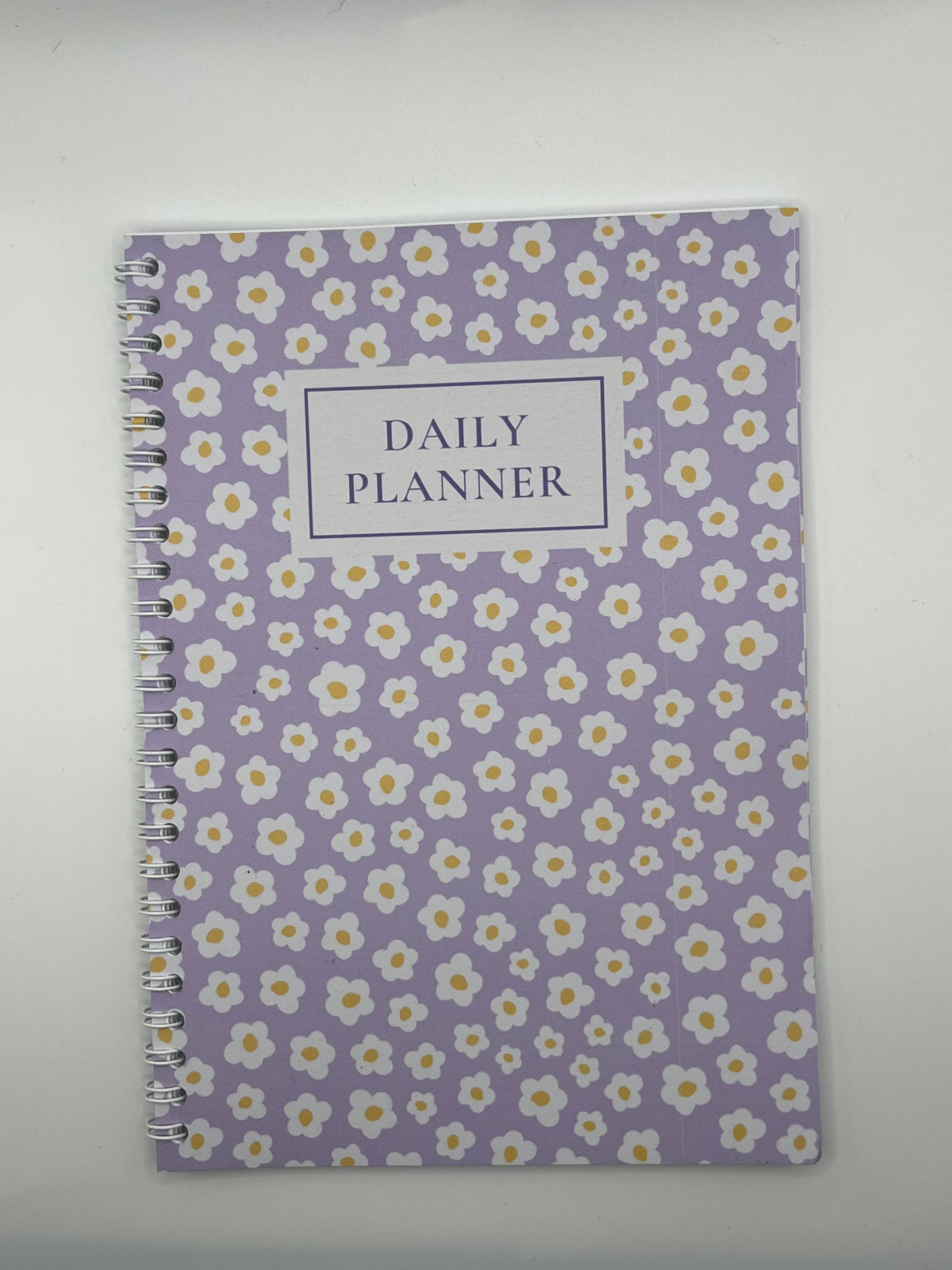 Lilac Daisies Daily Planner A5 - Card Cover